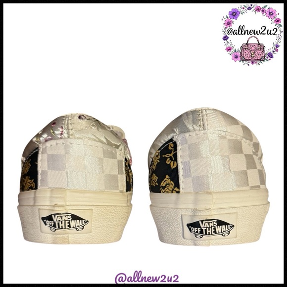 • New Vans Era Brocade *Multi HP* Patchwork NEW Size 7.5 Cream Multicolor Shoes - Picture 8 of 17